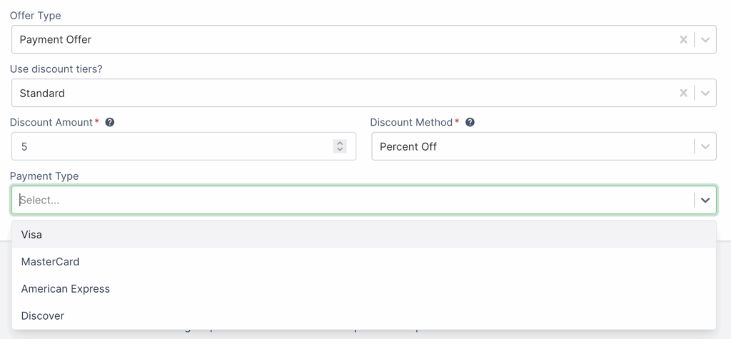 Payment Offers
