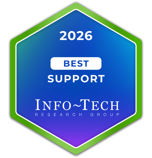 Info-Tech 2026 Best Support award, B2B eCommerce
